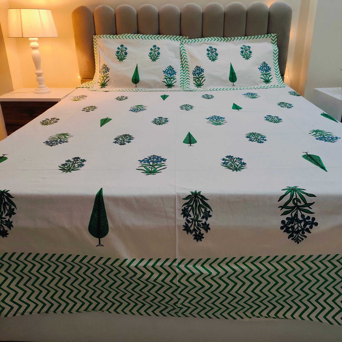 Gul 100% Cotton Bedding set | Queen size