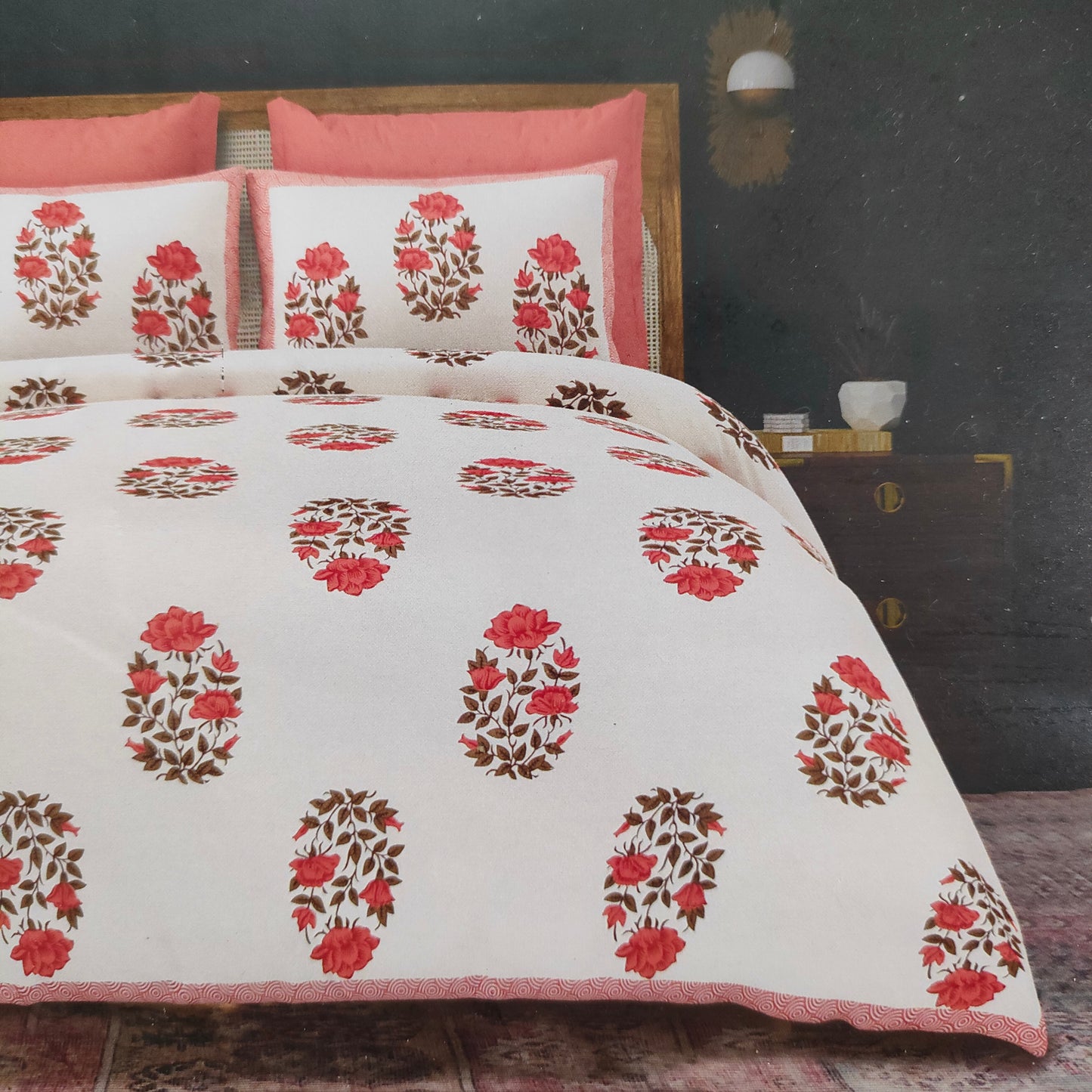 Gulaab 100% Cotton Bedding set | King size