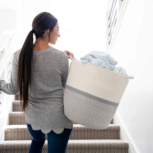 Striped basket