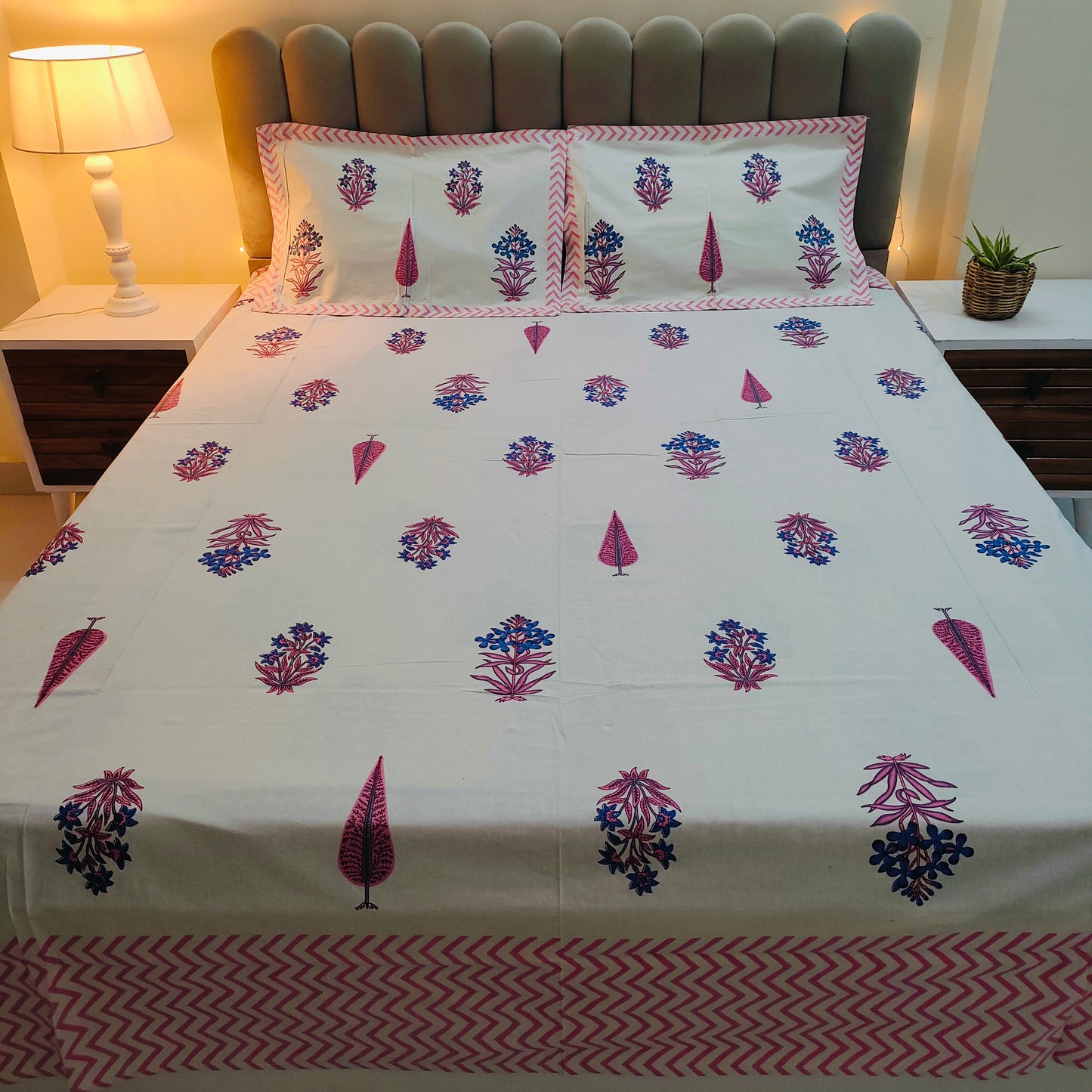 Gul 100% Cotton Bedding set | Queen size