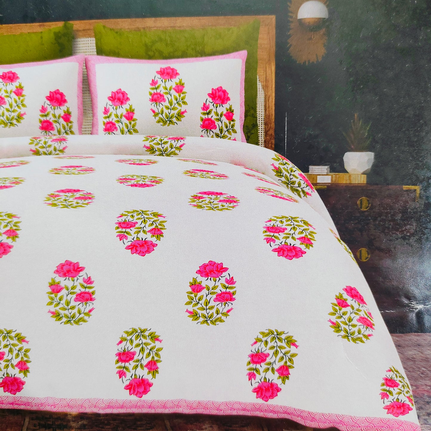 Gulaab 100% Cotton Bedding set | King size