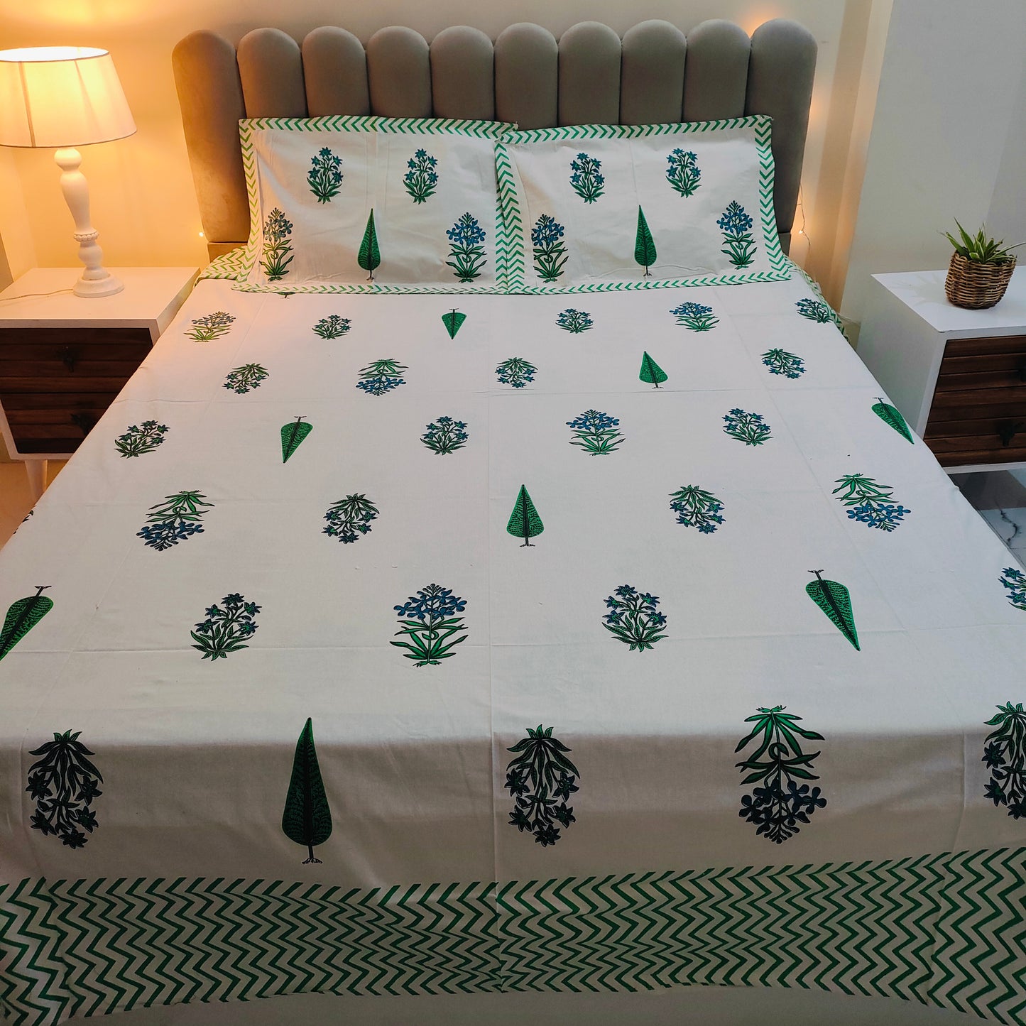 Gul 100% Cotton Bedding set | Queen size