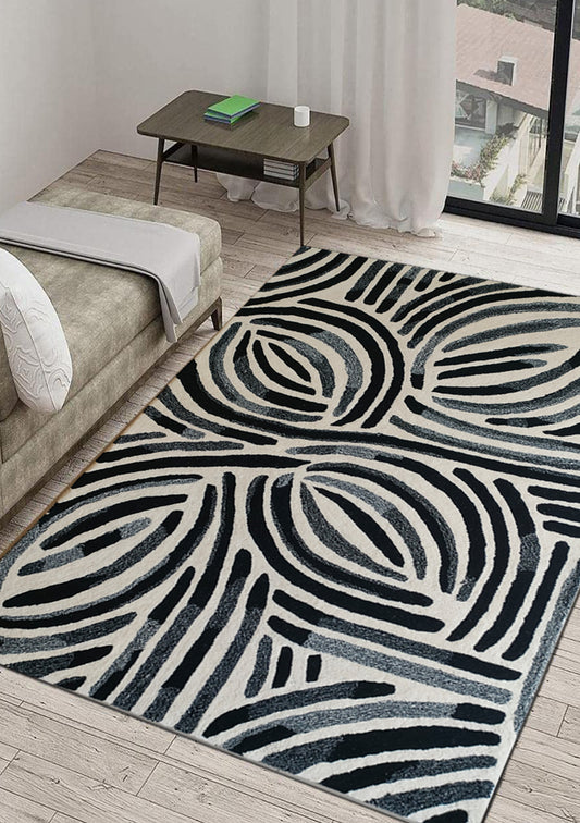 Premium Midnight Tufted Woolen Rug