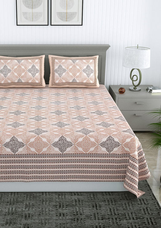 Barfi 100% Cotton Bedding set | King size