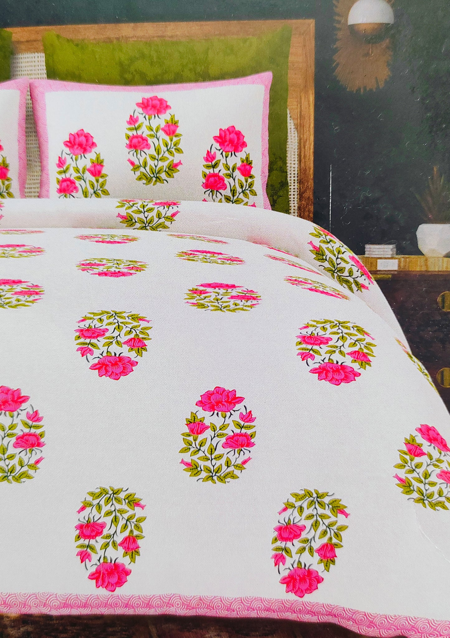 Gulaab 100% Cotton Bedding set | King size