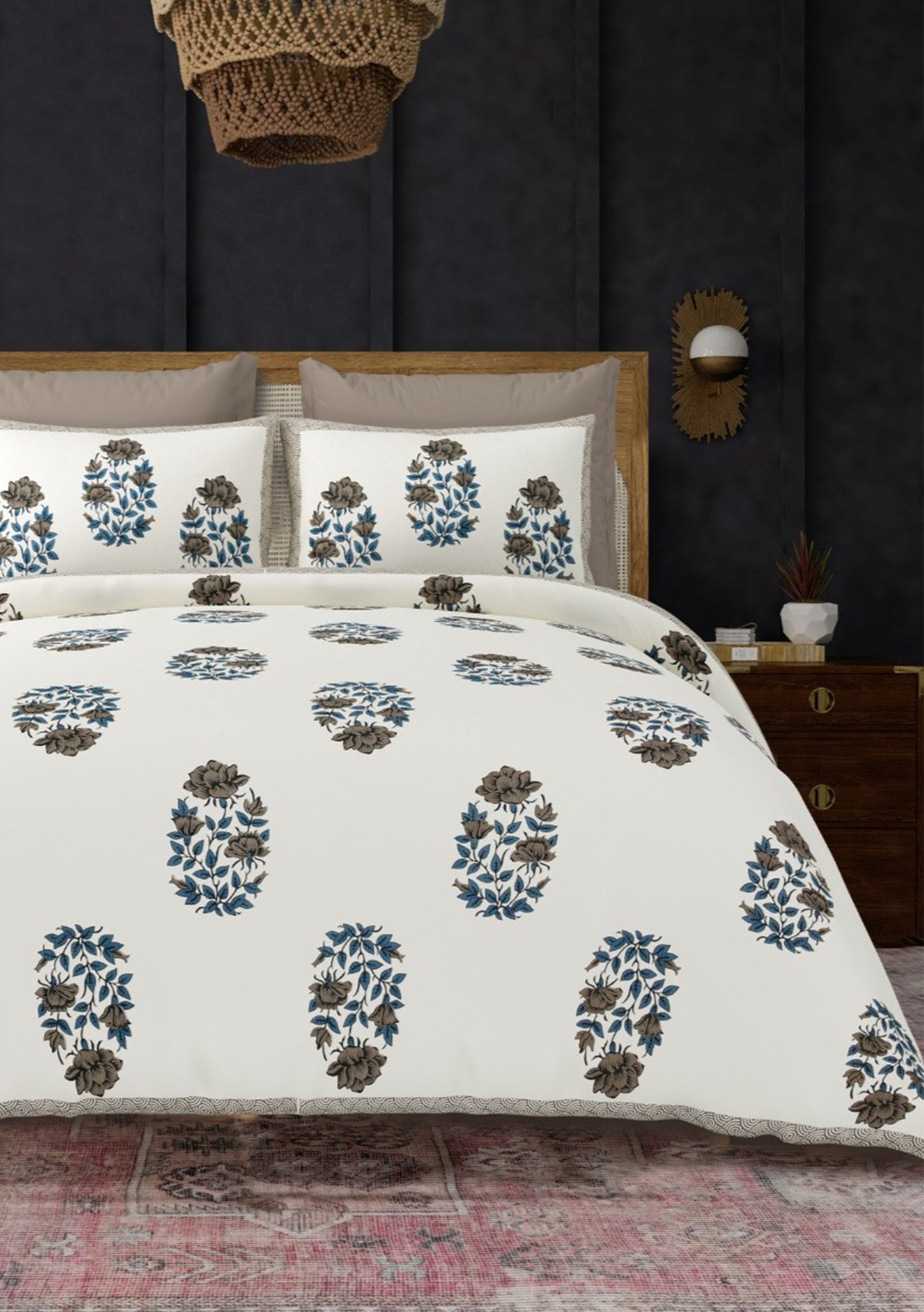 Gulaab 100% Cotton Bedding set | King size