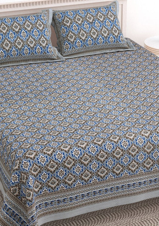 Dhara 100% Cotton Bedding set | Queen size