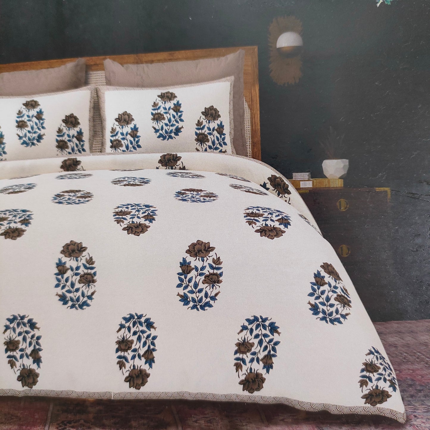 Gulaab 100% Cotton Bedding set | King size