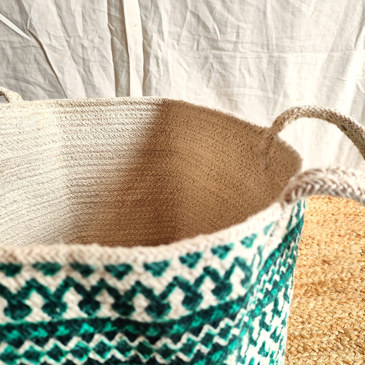 Printed Cotton Basket